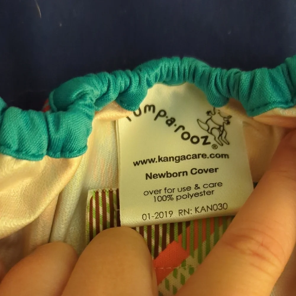 Plaid Rumparooz Newborn Diaper Cover